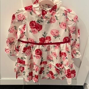 Janie and Jack Girls Rose Dress